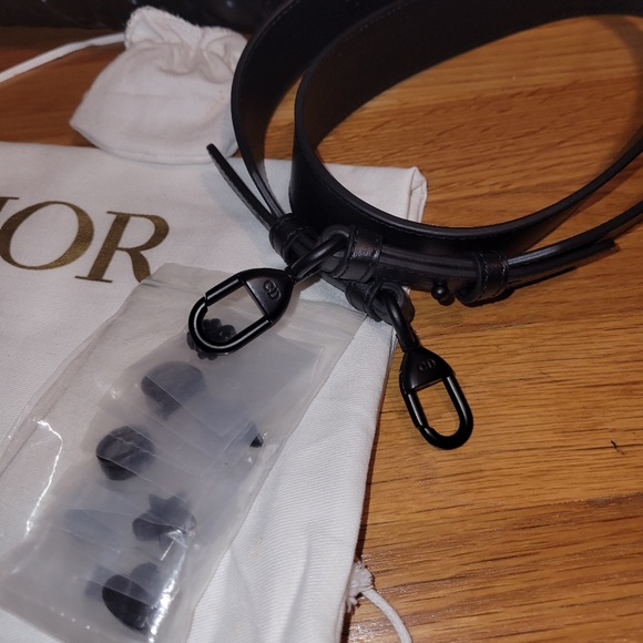 Small Lady Dior my ABCDIOR Bag - Black Cannage Calfskin with Diamond Motif - Picture 7 of 15